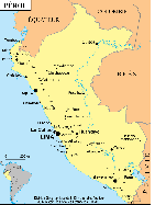 Carte du Pérou