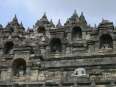 Borobudur : statues et étages