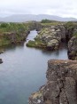 Rebord occidental des Pingvellir & rivière Oxara