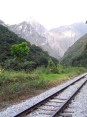 Sentier le long de la voie ferrée