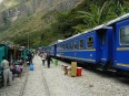 Train Perurail Cuzco - Aguas Calientes : station Hydroelectrica