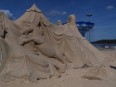 Sculpture sur sable