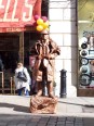 Covent garden : artiste statufié